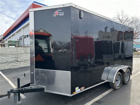 Xtreme cargo trailers. 8.5x24 V Nose Tandem Car Hauler Xtreme Cargo Trailers Standard Features. 16″ OC floor crossmembers. 16° OC tubing sidewall. 24 OC tubing roof members. 2 5/16″ coupler. 2000 lb A-frame jack with sand foot. 