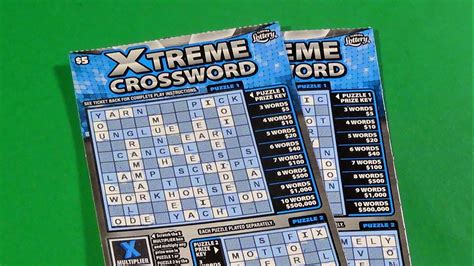XTREME CROSSWORD. Ticket Price. $5. Overall Odds. 1 in 3.99. Prizes Ranges. $5-$500,000. Jackpot Prizes Left. 98.12. Top 3 Prizes Left. 93.75. Prizes Left. ... fl Lottery Scratch-Offs Tax Info. Information on what taxes are taken out of winnings. Florida non-resident . Prize Winnings : All Winnings. State Taxes : 0%.. 