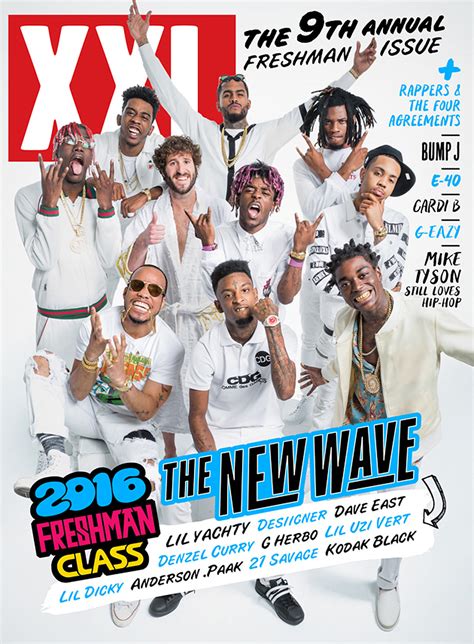 Feb 8, 2018 · Since only 10 artists are selected each year, it’s a highly venerated achievement, and some notable former XXL Freshman include Lupe Fiasco, KiD CuDi, Big Sean, Kendrick Lamar, Joey Bada$$, Schoolboy Q, Chance the Rapper, and Lil Uzi Vert. 2017’s Freshmen make up an interesting roster of up–and–comers, but there are some notable names ... . 