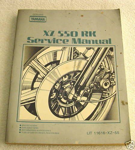 Xz 550 rk genuine yamaha service manual. - Your deceptive mind a scientific guide to critical thinking skills audiobook steven novella.
