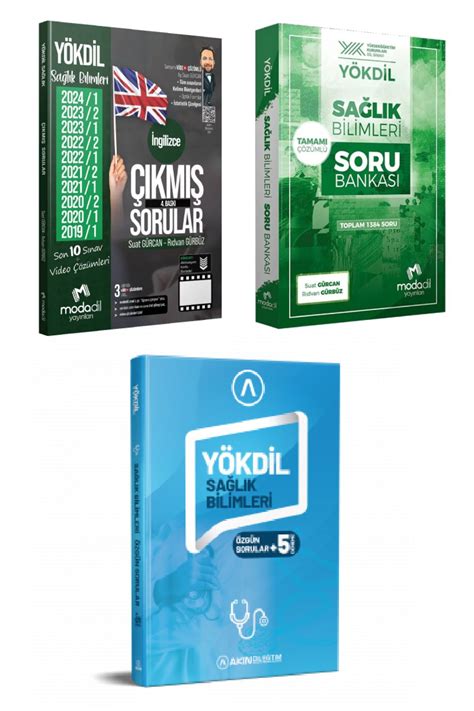YÖKDİL Sağlık Çıkmış Sorular (Tüm Sınavlar-Mega .