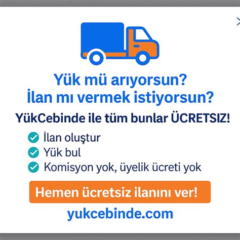 Yük Cebinde Anasayfa. 