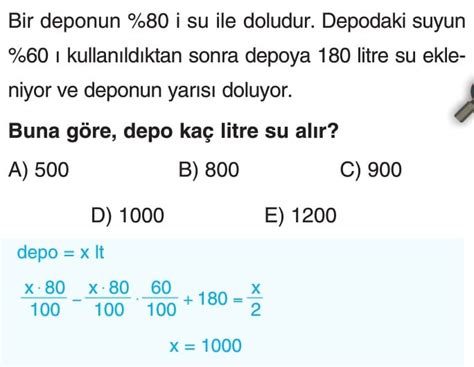 Yüzde Problemleri Homework Help, Questions with Solutions.