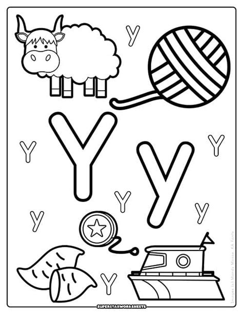 Y Coloring Pages