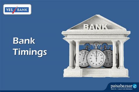 YES Bank Timings - Working Hours and Lunch Timings