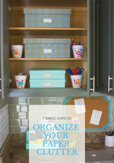YES I CAN ORGANIZE in 7 Simple Steps