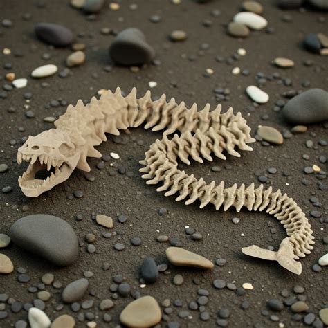 YiJuHui 3D Printed Plesiosaurus Dinosaur Skeleton Model, Realistic ... - muktibox.com