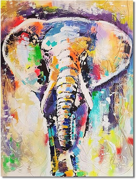 YIYAOFBH Colorful Abstract Art Canvas Painting on the Wall …