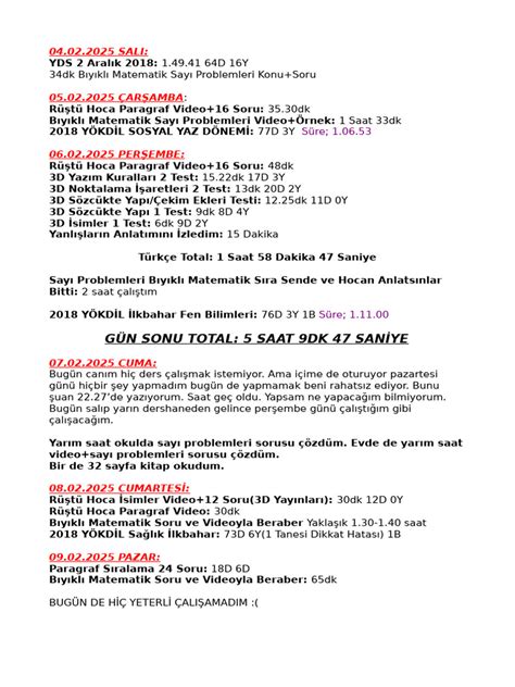 YKS 2. DÖNEM PDF Scribd.