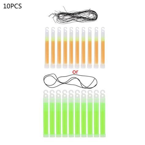 YO-HAPPY 10Pcs Industrial Grade Glow Sticks Ultra Bright …