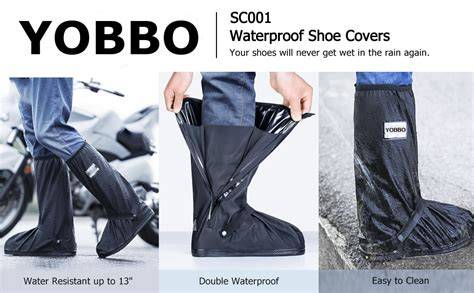 Yobbo Waterproof Shoe Cover Protector Rainy Season … - raincitystudios.com
