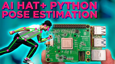 YOLO Pose Estimation on the Raspberry Pi AI Hat.