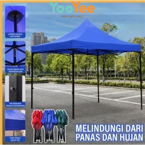 Yooyee Tenda Lipat Jualan Bazar Outdoor Kain 420D Terpal Atap - balustradellc