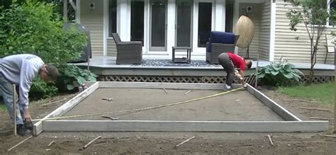 You can build a DIY concrete patio step by step- Installation - balustradellc