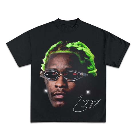 YOUNG THUG T-shirt Rare Hip Hop Graphic Print Rap Tee - Etsy