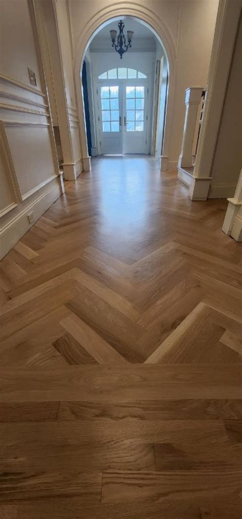 Your Guide To Herringbone Wood Floors + How Ours Turned Out - balustradellc