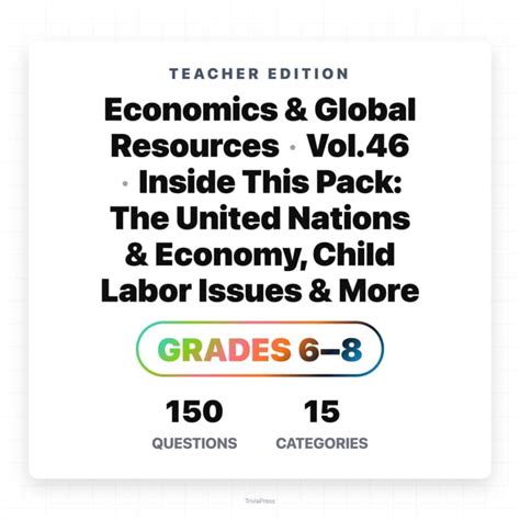Youth Education Resources for Grades 6-8 - The … - raincitystudios.com