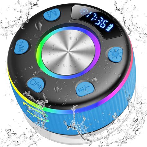 YUEHISY Bluetooth Shower Speaker, Waterproof Wireless Portable Speaker ... - balustradellc