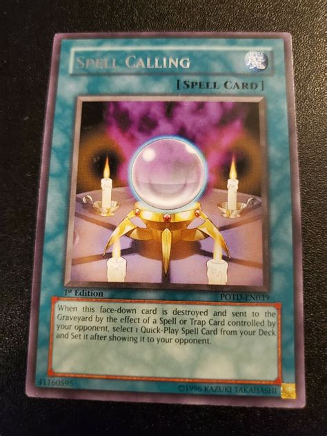 YUGIOH ULTIMATE RARE SPELL CALLING POTD EN039 1ST …