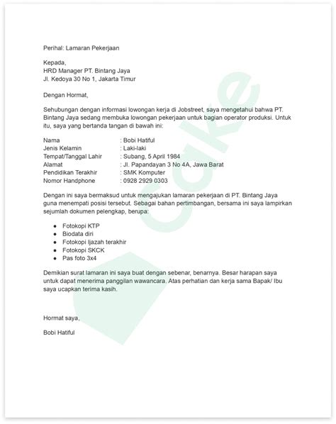 Yuk Simak 9+ Contoh Surat Lamaran Yang Bagus Terlengkap - balustradellc