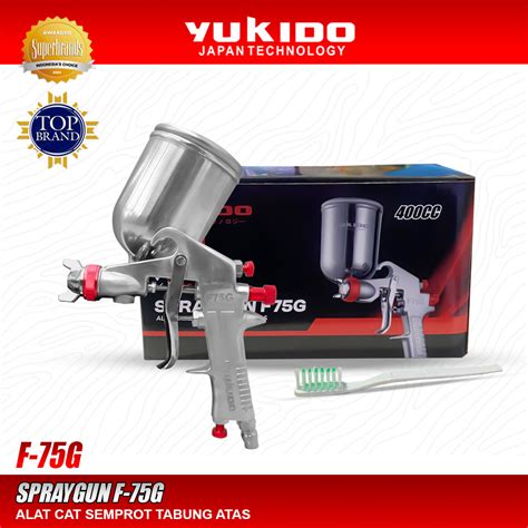 Yukido Alat Semprot Cat Tabung Atas 400ML Kompressor - balustradellc