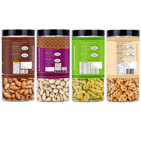 YUM YUM Dry Fruits Combo Pack 1850g (Almonds 500g,Pista …