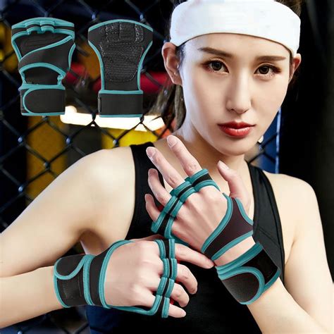 Ywbawe Half Finger Workout Gloves for Gym Weight Lifting Wrist Support ... - balustradellc