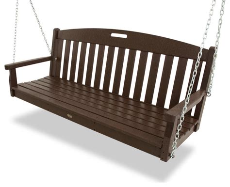 Yacht Club Swing - Transitional - Porch Swings - by POLYWOOD