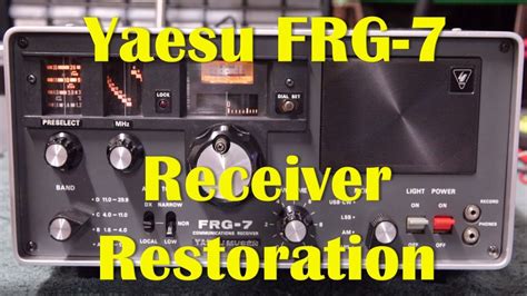 Yaesu frg7 communication receiver repair manual. - M john deere manuales del propietario.