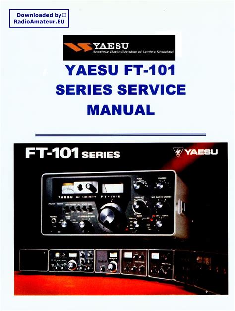 Yaesu ft101 series transceiver repair manual. - Opisy miast polskich z lat 1793-1794..