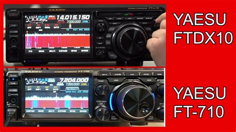 Yaesu ft710 vs ftdx10. The size of the FTdx10 is 266 x 91 x 263mm (10.5 x 3.6 x 10.4in) and it weighs in at 5.9kg (13.0lbs). The photo, Fig. 1, shows it between my IC-7300 and IC-7610. SDR vs. Conventional. This takes me nicely to looking at the design philosophy behind the FTdx10. It is, like its big brother, the FTdx101, a hybrid of SDR and traditional superhet ... 