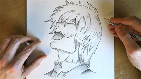 Yagami death note laugh.  This character, In this step by step anime drawing ...