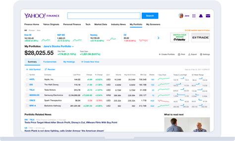 Yahoo portfolio tracker. The apps analyze your portfolio automatically and calculate performance metrics. As a result, you can view your returns, asset and sector allocation, predictions or recommendations at any time. Primarily, stock tracker apps are a great way of making sure you stay updated on all events connected to the stocks in your … 
