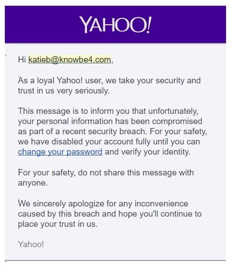 Yahoo report phishing. Study your credit card statements: Be on the lookout for any unauthorized or suspicious charges. Report the incident: You can report a phishing attempt to the Anti-Phishing Working Group by forwarding the phishing email to reportphishing@apwg.org. If you receive a phishing text message, forward it to SPAM (7726). 