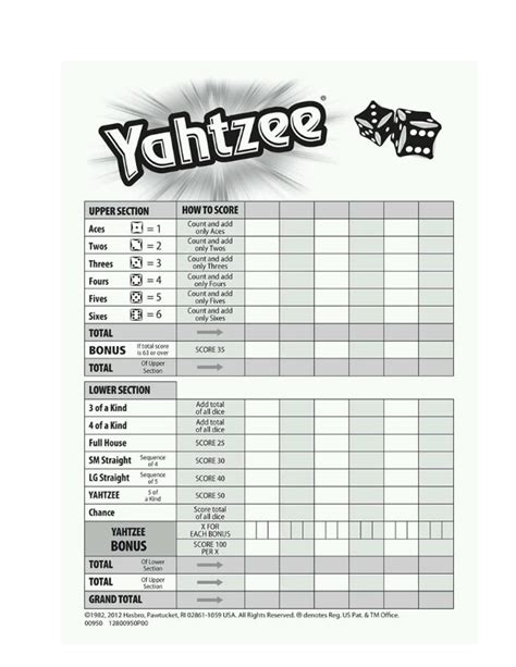 Read Yahtzee Score Cards Clear Printing With Correct Scoring Instruction Large Size 85 X 11 Inches 120 Pages Premium Quality Yahtzee Score Sheets Yahtzee Score Pads Dice Board Game Vol3 By Score Sheets Expert