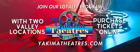 Yakima theaters showtimes. The Official Yakima Valley Travel Guide™ is the single best resource for planning your visit to the Yakima Valley. Packed full of maps, trip ideas and details of the many attractions, it will be your constant companion during your stay. Get the Travel Guide. Yakima Theatres Movie Hotline For Up-to-Date Movie Times By Phone Call: 509-248-2525. 