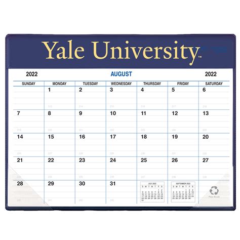 Yale Academic Calendar