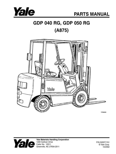 Yale a875 gdp 040 rg gdp 050 rg forklift parts manual. - A textbook of engineering chemistry by s s dara.