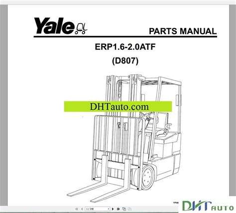 Yale lift truck parts list manual. - Od czystej formy do literatury faktu.