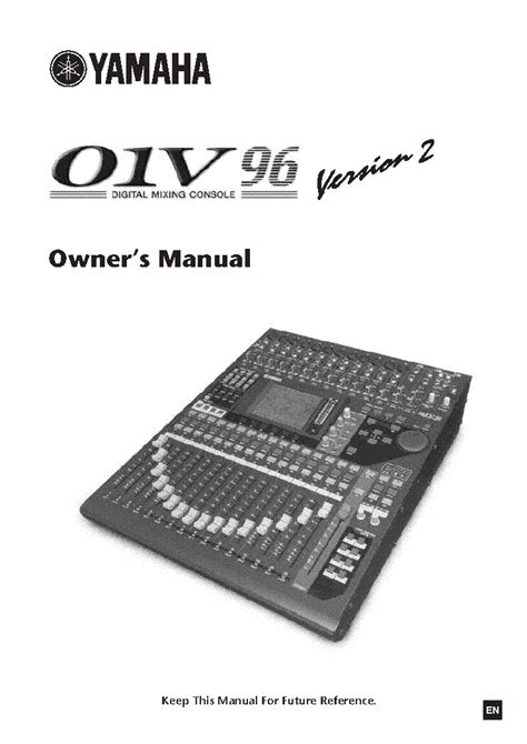 Yamaha 01v96 version 2 user guide. - Vitruvius and later roman building manuals.