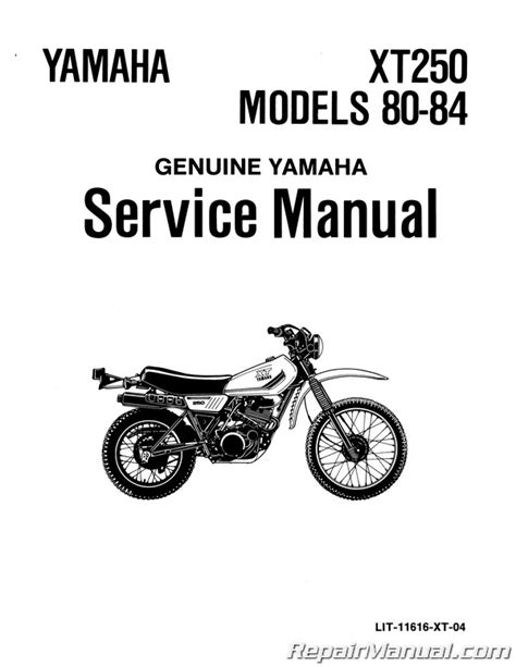 Yamaha 1987 xt250 motorcycle workshop manual. - Canon imagerunner advance c2220 service manual.