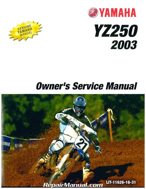 Yamaha 2003 yz250r original owners service manual. - De bouw van de twentse boerderij.