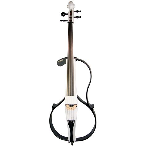 Yamaha SVC-110 Silent Cello, Pearl White Electric Violin Shop