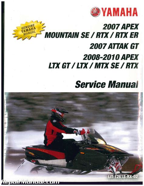 Yamaha apex rx10 series snowmobile shop handbuch 2002 2008. - Bmw r 850 c r 1200 c repair manual.