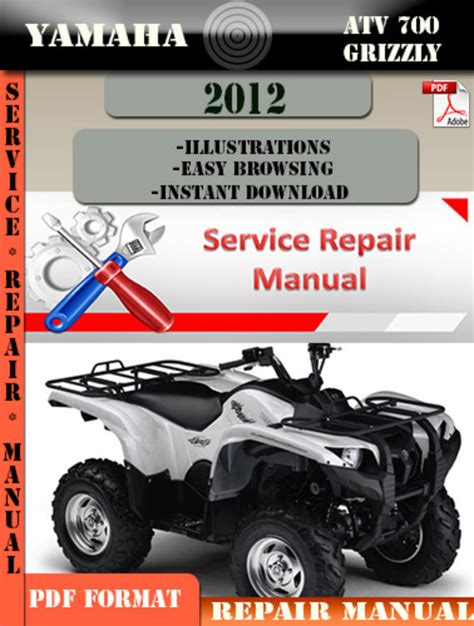 Yamaha atv 700 grizzly 2012 digital service repair manual. - Aprilia sxv rxv 450 550 service repair manual 06 on.