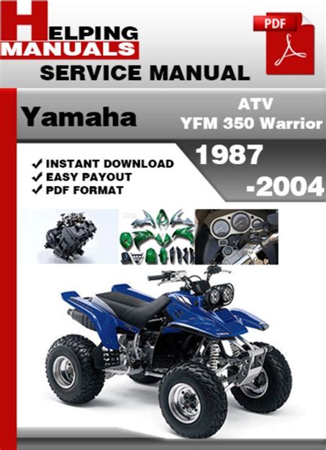 Yamaha atv yfm 350 warrior 1988 digital service repair manual. - Das geheimnis von marie roget zusammenfassung.