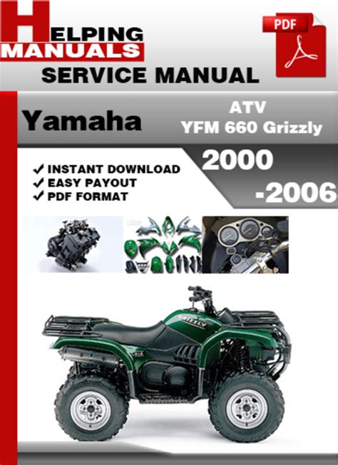 Yamaha atv yfm 660 grizzly 2000 2006 factory service repair manual download. - Subaru legacy gt and outback vf 40 turbo rebuild guide and shop manual.