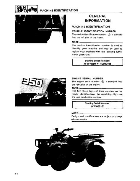 Yamaha atv yfm350er moto 4 service repair workshop manual 1987 1990. - Promoción industrial y distribución de la población.