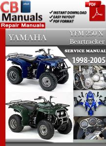 Yamaha beartracker 250 1998 2004 workshop manual. - Manuale di riparazione di officina skoda fabia.