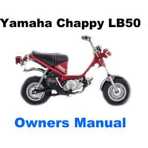Yamaha chappy lb50 lb 50 lb2 lb2m service reparatur werkstatthandbuch. - Mitsubishi montero shogun pajero service repair workshop manual 1987 1988.